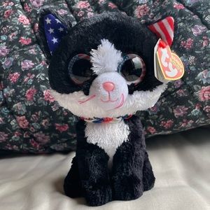 American flag beanie boo cat